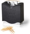 Fun Toothpick Holder - Cute Decorative Plastic Toothpick Dispenser (Black)
