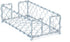 Boston International Guest Napkin Caddy - Chicken Wire Design with Silver Foil