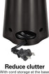 Hamilton Beach Electric Automatic Can Opener, Black (76702) with Easy-Clean Detachable Cutting Lever, Knife Sharpener,