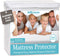 ARlinen 1 PC RV Bunk Mattress Protector Fitted Style, Terry Cotton, Waterproof,