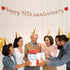 Rose Gold Happy 40th Anniversary Banner for 40th Wedding Anniversary, Forty AF Party, 40th Birthday Decorations