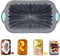 Silicone Bread Loaf Pan, Non-Stick Baking Mold with Metal Reinforced Frame for Homemade Bread, Long-Lasting Performance