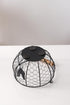 Countertop Fresh Eggs Collecting Basket With HandleVintage Style Metal Wire Eggs Holder Basket for Kitchen Storage Bin