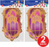 Foil Lantern & Mandala Cutouts Pack of 2