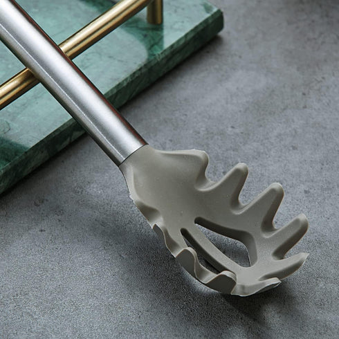 Berglander Spaghetti Spoon Non-stick Silicone Pasta Server, Spaghetti Server For Cooking, Pasta Fork, Noddle Fork