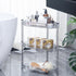 3-Tier Counter Countertop HYBRIDEAS Corner Shelf Organizer for Bathroom Skincare and Makeup Storage Vanity Dresser