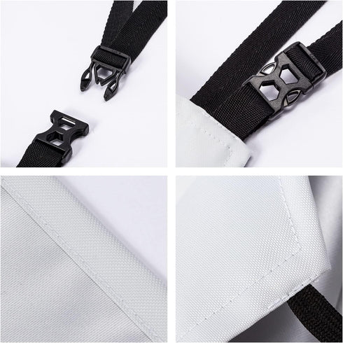 Giwawa Unisex Cooking Apron, Resistant 33 x 28 inches with 2 Pockets, Suitable for BBQ Grill, Haircut