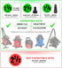 Universal Vacuum Attachments & Brushes Kit, Hardwood Floor Vacuum Brush Head & Shop-vacs Accessories, Flexible Crevice
