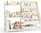 BAMBANG Kids Bookshelf with Storage, 3 Tier Toddler Book Shelf, Small Kids