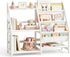 BAMBANG Kids Bookshelf with Storage, 3 Tier Toddler Book Shelf, Small Kids