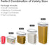 Set, 14 CHEFSTORY Airtight Food Storage Containers PCS Kitchen Storage Containers with Lids for Flour, Sugar