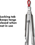 OXO 10.5in Stainless Steel Tongs with Bottle Opener for Outdoor Cooking