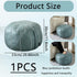 21 Inch Louis Donn UNSTUFFED Moroccan Pouf Ottoman Cover, Handmade Faux Leather Foot Stool, Round Storage Poof Cover