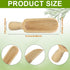 2 Pcs Wooden Spoons, 5.5 In Natural Beech Wood Bath Salt Scoop, Spice Spoons, Multipurpose Spoon Set for Coffee Spoons, Sugar Scrubs, Spices, Bath Salts, Cooking