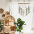 Bathroom Wall Decor Artificial Eucalyptus Boho Bedroom Decor Fake Eucalyptus Plants Leaves with Seashell on Stick
