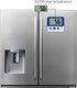 Digital Fridge Thermometer - Magnetic Mount & Stand, LED Alarm, -58°F to 158°F Range