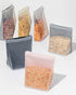 W&P Porter Silicone Reusable Storage Bag, Sandwich (50oz Stand-Up), Slate Food Storage Container, Microwave Safe