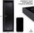 Black Wood Tray for Vanity, Bathroom, or Toilet Tank, Countertop Organizer for Perfume, Jewelry, Candles, DIY Decor