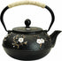 YJX 27oz Small Cast Iron Teapot for Stovetop, Japanese Tetsubin with Enamel,