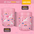 9oz Charcy Stainless Steel Vacuum Insulated Kids Food Jar - Soup Thermo for Hot & Cold Food - Pink Unicorn W