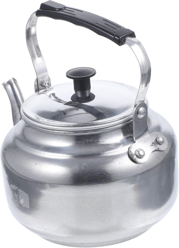 Metal Teapot Hot Tea Maker, Outdoor Stove Safe Kettle, Wear-Resistant Camping Kettle, Induction Heater