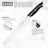 WICKWILLOW 10 Inch X50CrMoV15 Bread Knife German Steel Serrated Knife for Homemade Bread, Sourdough & Artisan Loaves