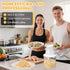 TURNRISE 250W Electric Chicken Shredder Tool: Multifunctional Press-to-Operate Meat Shredder Tool with Large Capacity