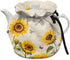Sunflower Tea Cozy, Insulated Dragonfly Teapot Warmer, Decorative Butterfly Cozy for Women