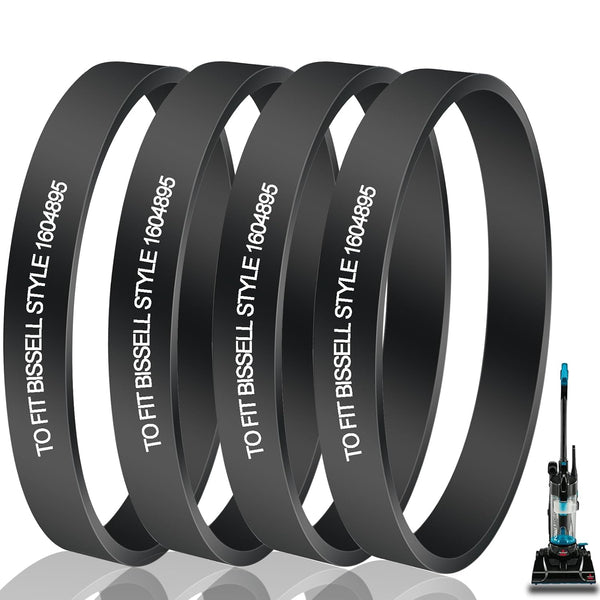 Vacuum Belts Replacement for Bissell PowerForce Compact Lightweight Upright Vacuum, Compatible Models, 4 Pack