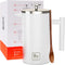 Barista Warrior French Press Coffee Maker - Double-Wall Stainless Steel Insulated French