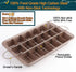 Non-Stick Brownie Pan with Dividers, High Carbon Steel Baking Pan for 18 Pre-Cut Brownies