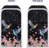 Electric Can Opener Dust Cover Anti Fingerprint Polyester Dust Proof Stain Resistant Can Opener Cover with Elastic Fabric Suitable for Various Types, Floral Hummingbird