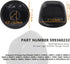 S99360232 Range Hood Knob, S600348 Fan Knob Replacement Parts for Kitchen Appliances, 4PCS