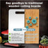 3 304 (15" 11", 13"x 9", 10" 6") Stainless Steel Cutting Board, PCS Cutting Boards for Kitchen, Stainless Non Stick