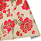 LovingWay 14.7 feet Wallpaper Roll, Red Peony Floral Shelf Liner, 17.7x177 Inch for Home Storage
