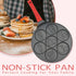 Dinosaur Egg Pan, Nonstick Omelet and Silver Dollar Pancake Maker, 7-Cups Car Truck Pancake Mold