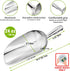 CUSINIUM 24 oz Aluminum Ice Scoop with Holder