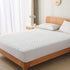King Size Waterproof Mattress Protector Rayon from Bamboo Fitted Quilted Mattress Pad Cover with Deep Pocket Up to 18''