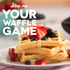 Dash Deluxe No-Drip Waffle Iron Maker - 1200W Machine for Breakfast, Lunch, and Snacks with Easy Clean, Aqua