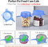 Adpartner Silicone Can Lids, 10 Pack, Reusable Stretch Lids for Pet Food Cans, BPA-free Seal Covers