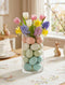 Allaugh Pastel Easter Eggs Decorations: 24pcs 2.4" Solid Speckled Foam Eggs - Fills