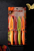 4PCS Paring Knife Set, 4 Inch Ultra Sharp Kitchen Knives with Knife Covers, German Steel, PP Plastic Handle