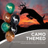 Havercamp Next Camo Party Bucks Latex Balloons, 6 Count, Great for Hunter Themed Party, Graduation, Father's Day