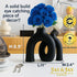 Jas & Jax Goods Set Matte Black Ceramic Vase - Modern Hug Donut Ceramic Vases by , Minimalistic Nordic Home Decor