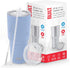 BUILT Double Walled Stainless Steel Tumbler Set with Replacement Lid, 30-ounces, 2 Reusable Tritan Wire Straw Cleaning