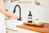 12" Counter (M:12"x7"x1.57") Medium Acacia Wood Riser Pedestal Stand Farmhouse Wood Display Riser for Kitchen