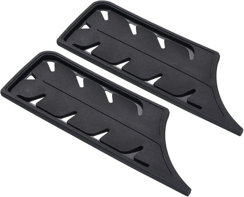 PATIKIL Plastic Safety Knife Cover Sleeves, 2 Pack for 7" Nakiri Knife, Universal Blade Protector, Black