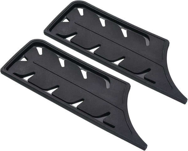 PATIKIL Plastic Safety Knife Cover Sleeves, 2 Pack for 7" Nakiri Knife, Universal Blade Protector, Black