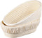 Banneton Bread Proofing Basket Set of 2, 10 inch Oval Proofing Bowls with Liners for Artisan Sourdough Bread Baking