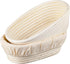 Banneton Bread Proofing Basket Set of 2, 10 inch Oval Proofing Bowls with Liners for Artisan Sourdough Bread Baking